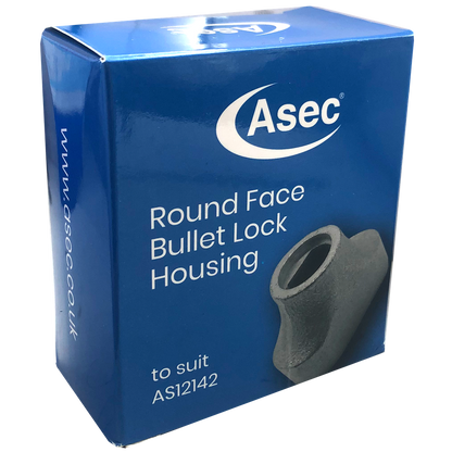 Asec Round Faced Bullet Lock Housing