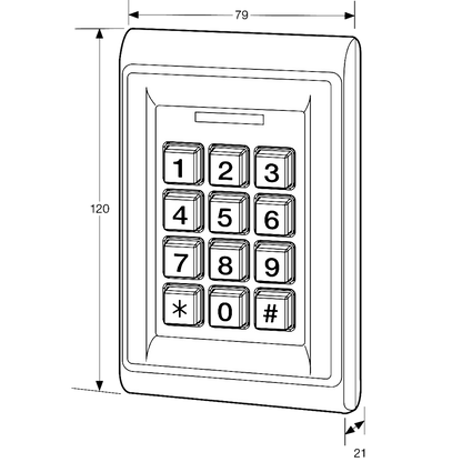 ASEC Bluetooth Proximity Keypad