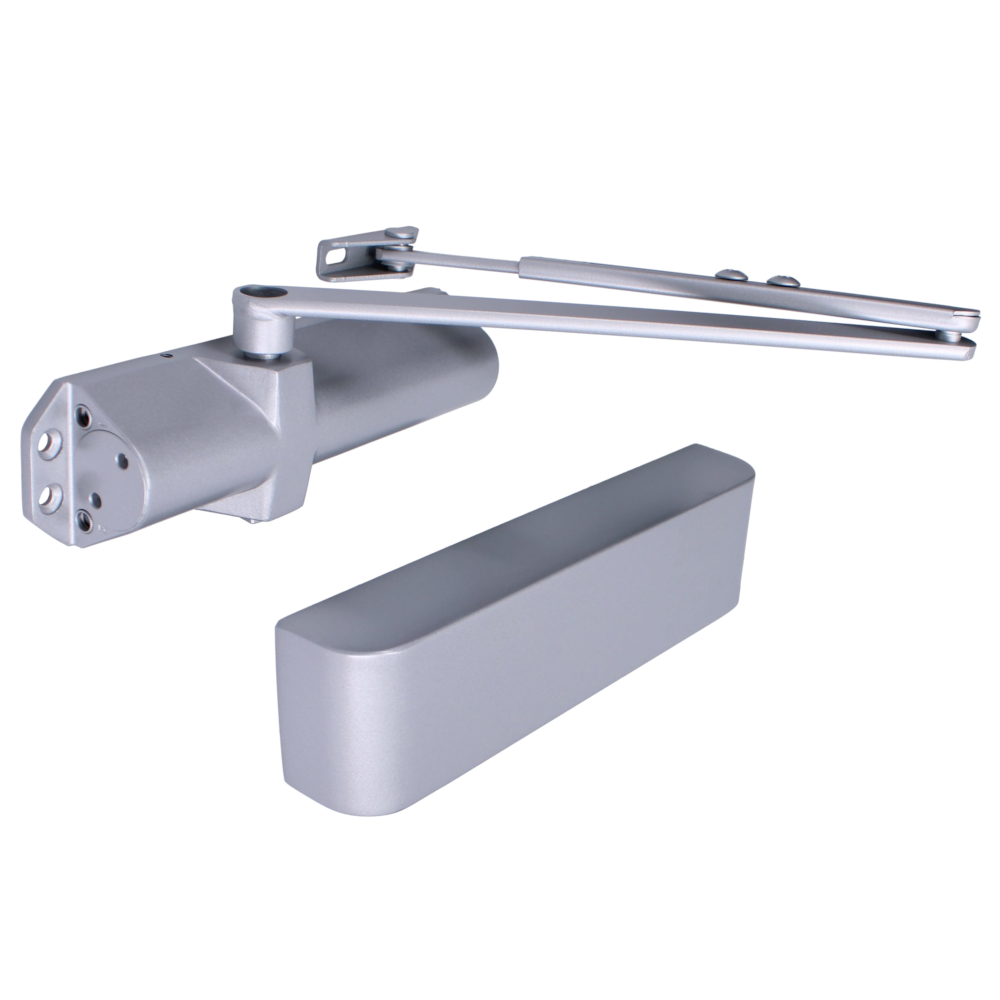 ASEC Architectural Size 2-4 Door Closer With Backcheck CE/UKCA FD120 C/W Cover & Arm