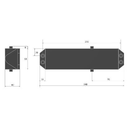 ASEC Architectural Size 2-4 Door Closer With Backcheck CE/UKCA FD120 C/W Cover & Arm