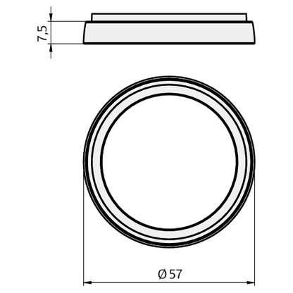 ASSA ABLOY 8820 Codehandle Round Rose Spacer