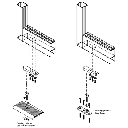 AXIM Universal Bottom Pivot Assembly 8800 Series