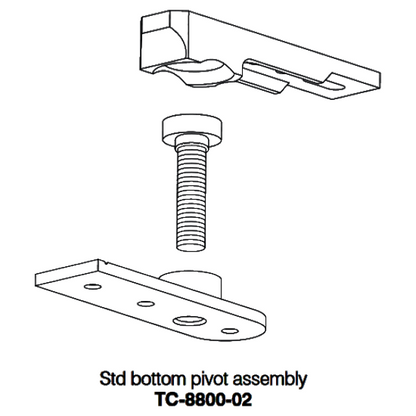 AXIM Universal Bottom Pivot Assembly 8800 Series