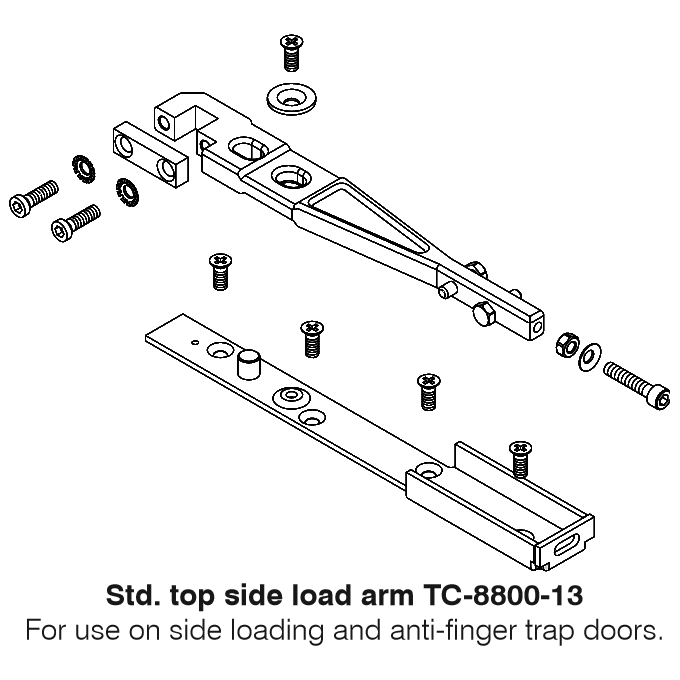 AXIM Transom Door Closer Drive Arm Assembly 8800 Series