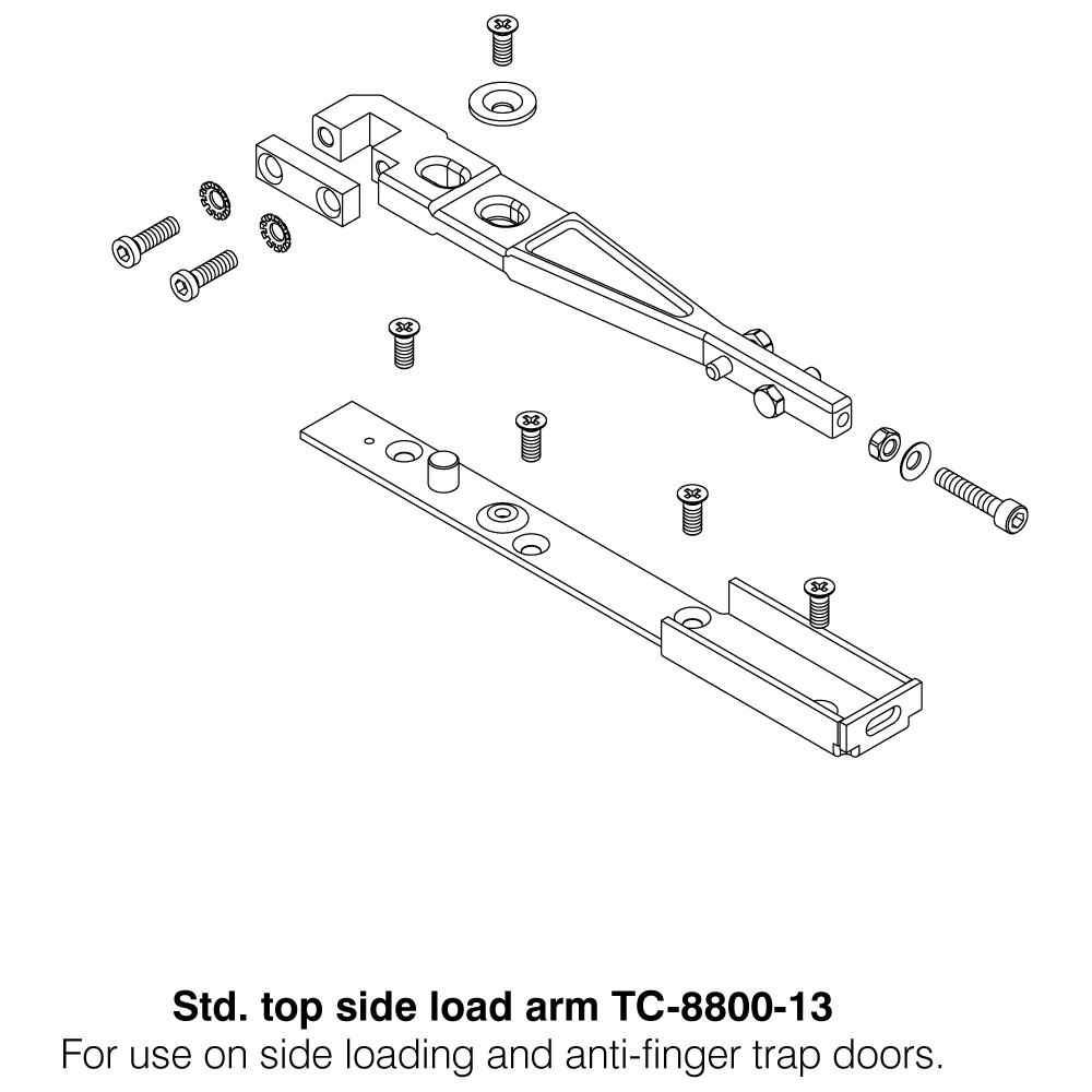 AXIM Transom Door Closer Drive Arm Assembly 8800 Series