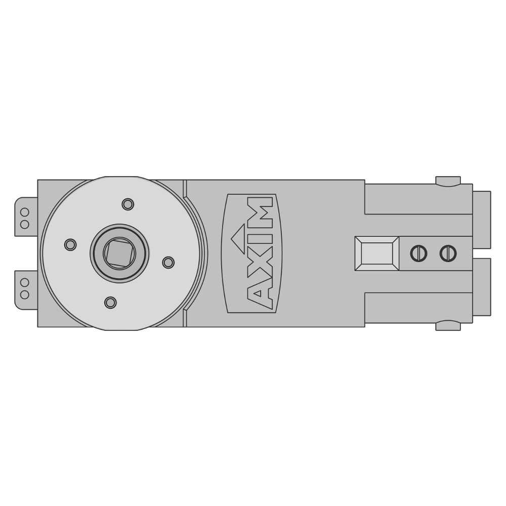 AXIM TC-9901 Concealed Transom Closer Body Only Size 1