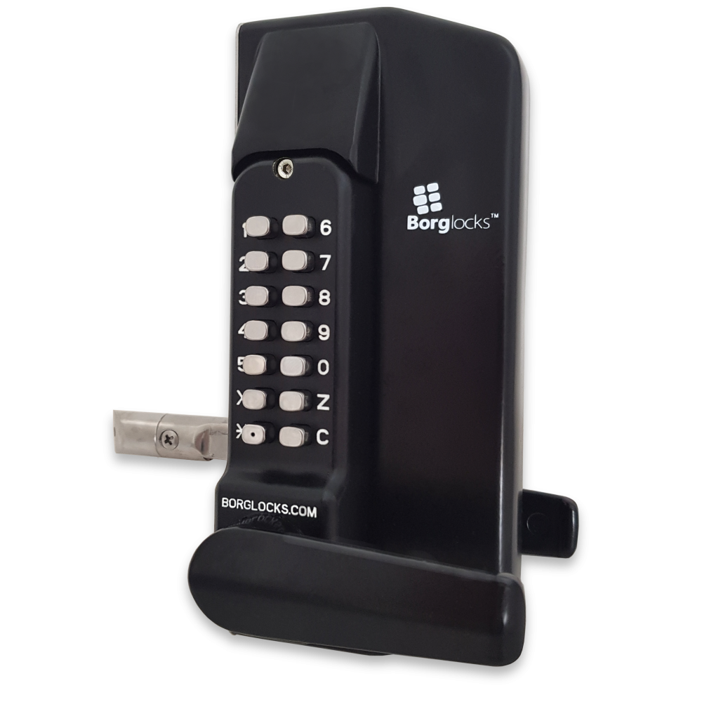 BORG LOCKS BL3430 ECP Lever Operated Marine Grade Metal Gate Double Digital Lock