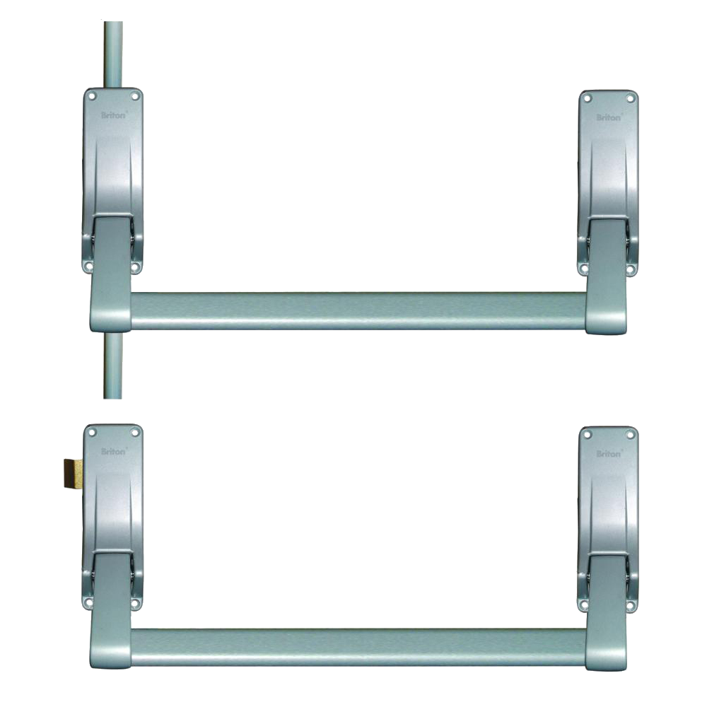 BRITON 377 Push Bar Double Rebated Door Panic Set