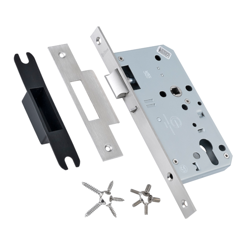 BRITON 5750 DIN Euro Nightlatch Case 60mm Backset