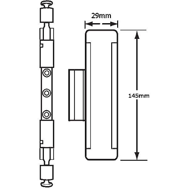 CAL LOCK UPVC Door Lock