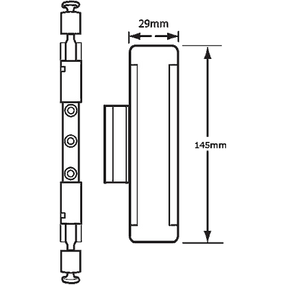 CAL LOCK UPVC Door Lock