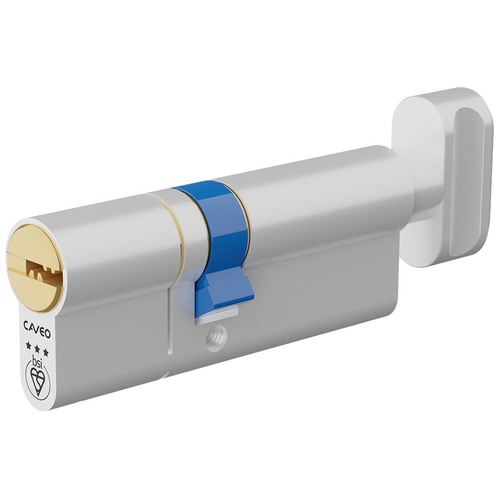 CAVEO TS007 3* Key & Turn Euro Dimple Cylinder