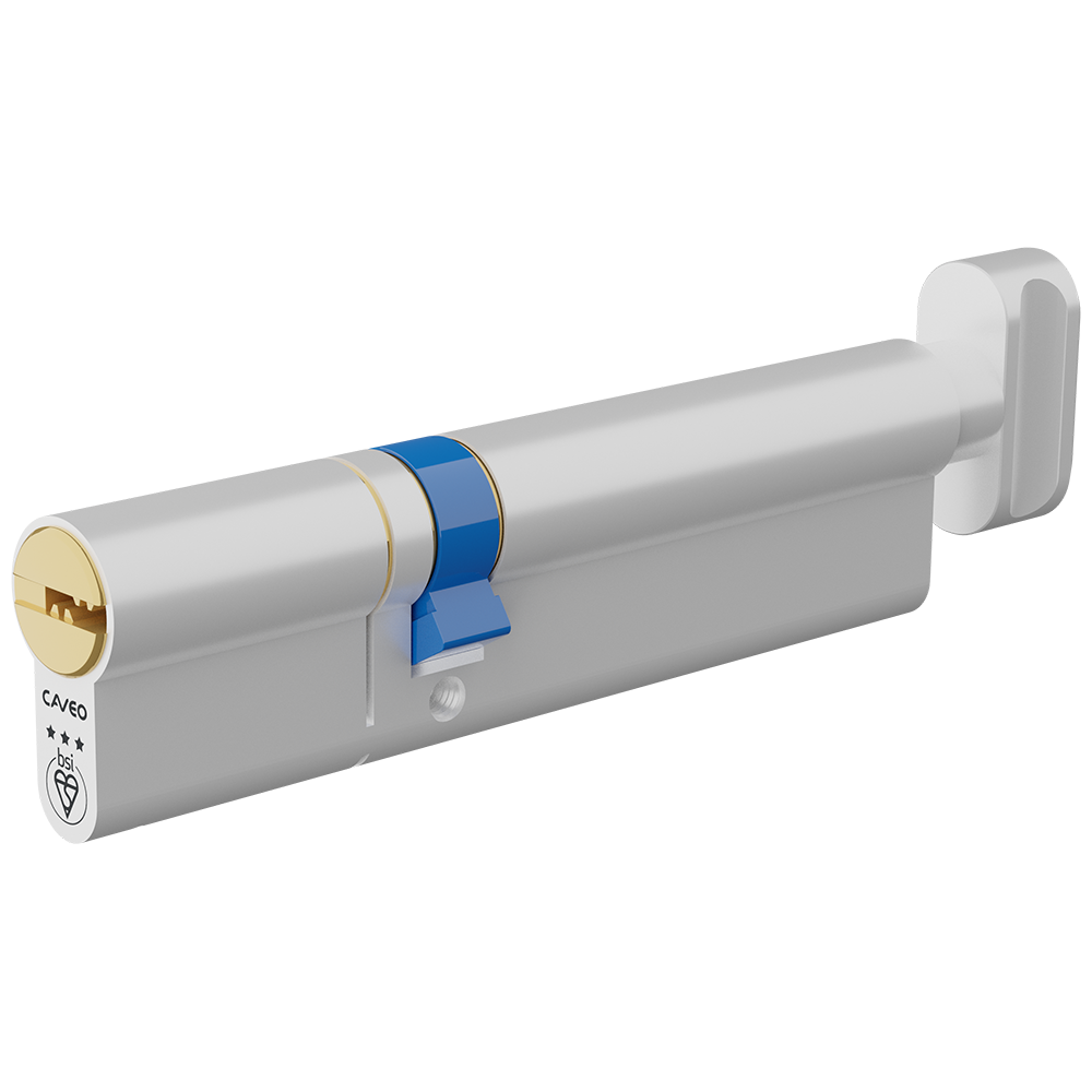 CAVEO TS007 3* Key & Turn Euro Dimple Cylinder