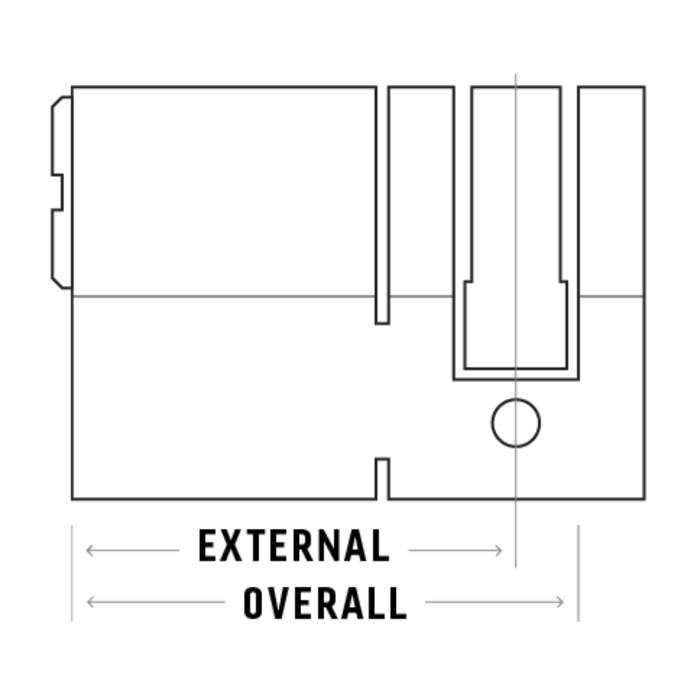 CAVEO TS007 3* Half Euro Dimple Cylinder