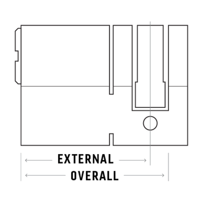 CAVEO TS007 3* Half Euro Dimple Cylinder