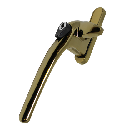 CHAMELEON Adaptable Cockspur Handle Kit Polished Brass Left Handed - Gold