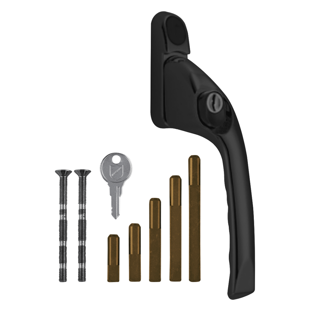 CHAMELEON Adaptable Multi Spindle Offset Window Espag Handle Right Handed - Black