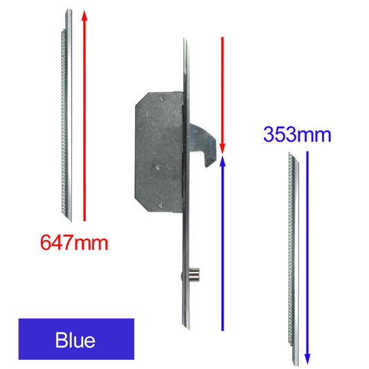 CHAMELEON Extension Set - Hook & Roller Blue Supplied With Keeps