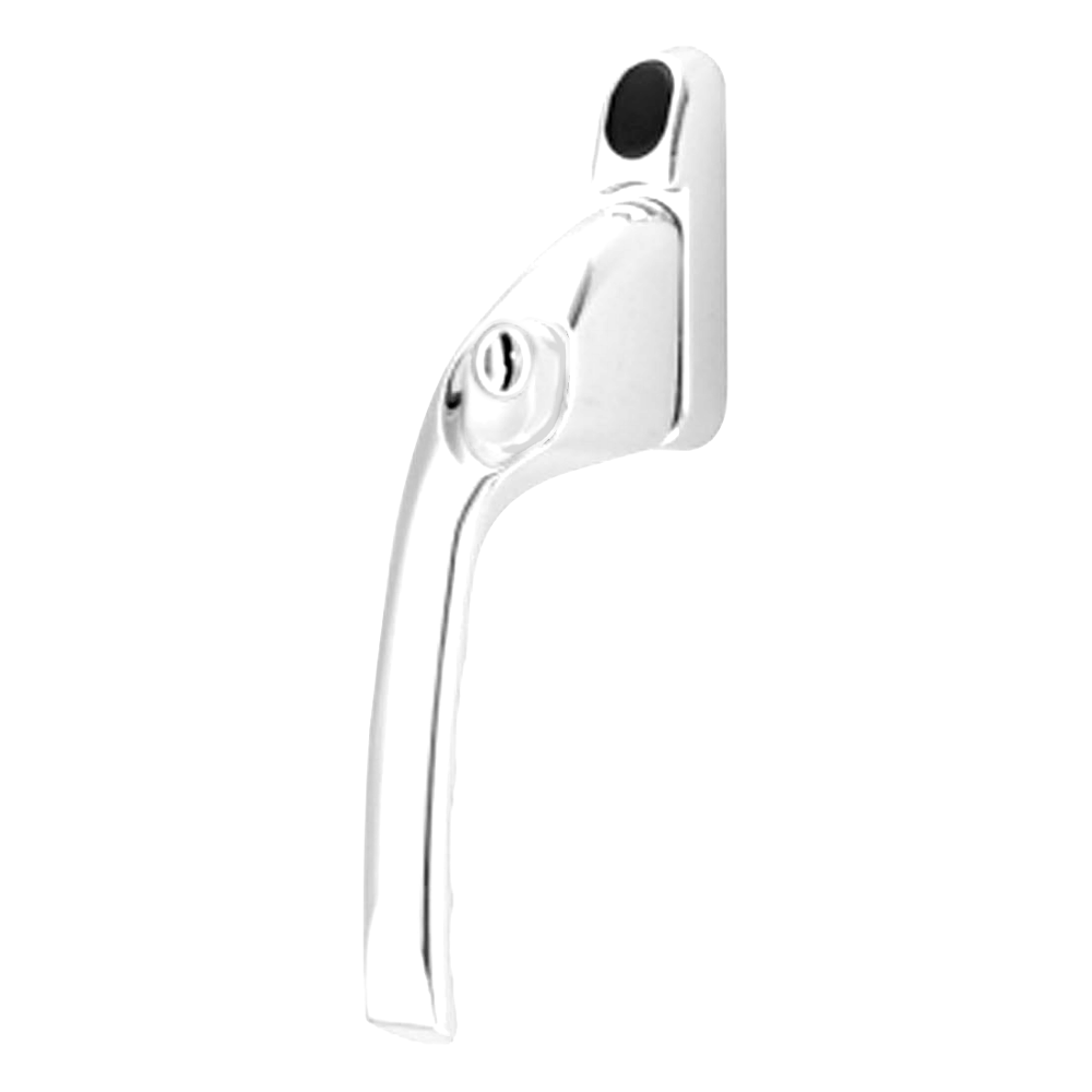 CHAMELEON Offset Locking Window Espag Handle Left Handed - White