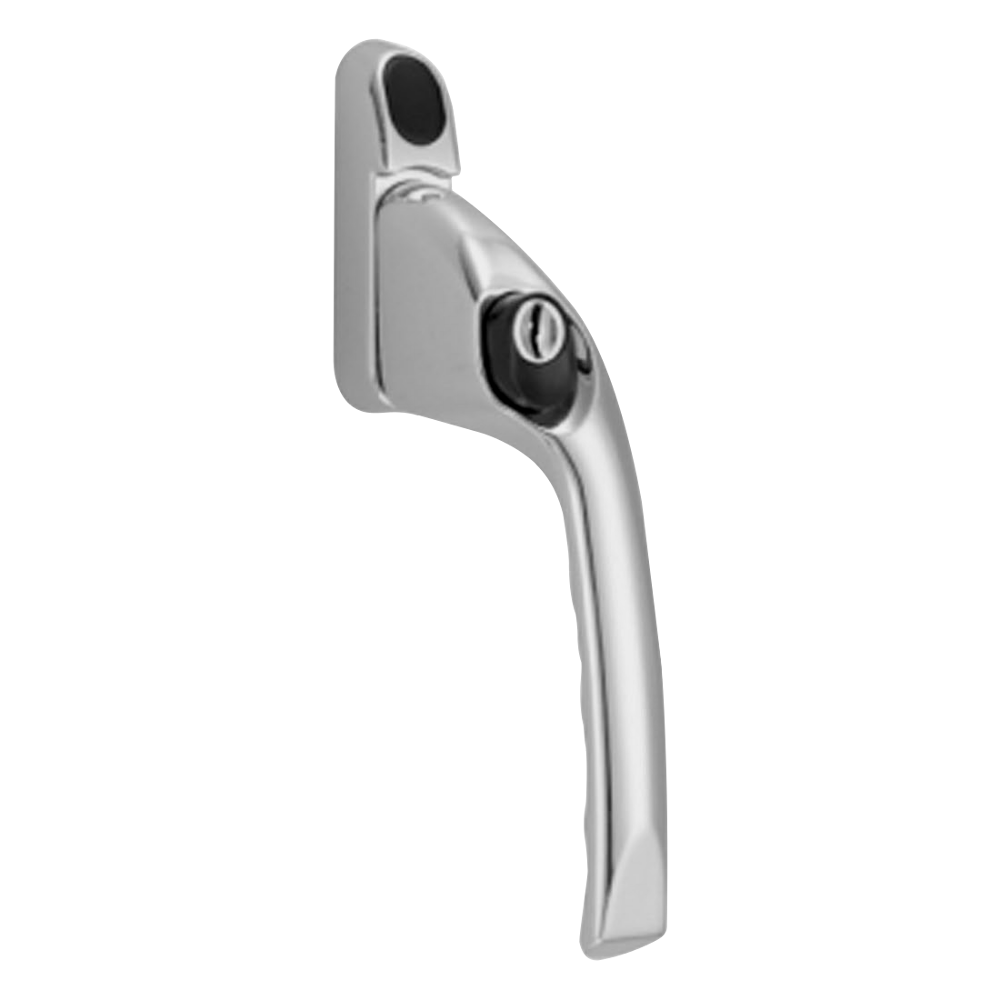 CHAMELEON Offset Locking Window Espag Handle Right Handed - Polished Chrome