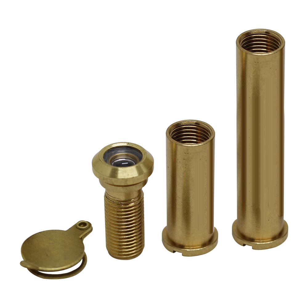 CHAMELEON Adaptable 160° Degree Door Viewer 35mm 85mm - Polished Brass