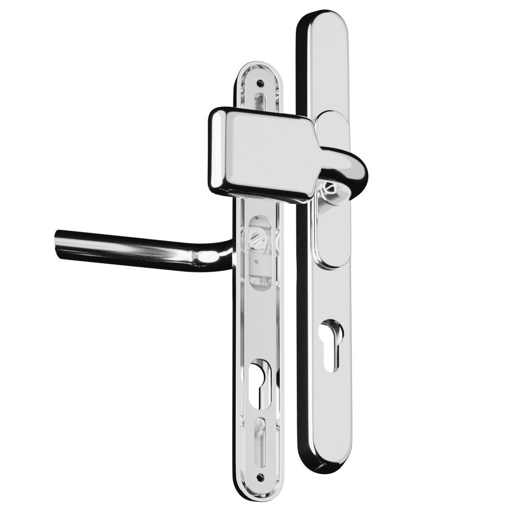 CHAMELEON Pro XL Lever/Pad 59-96mm Centres Adaptable Handle Polished Silver