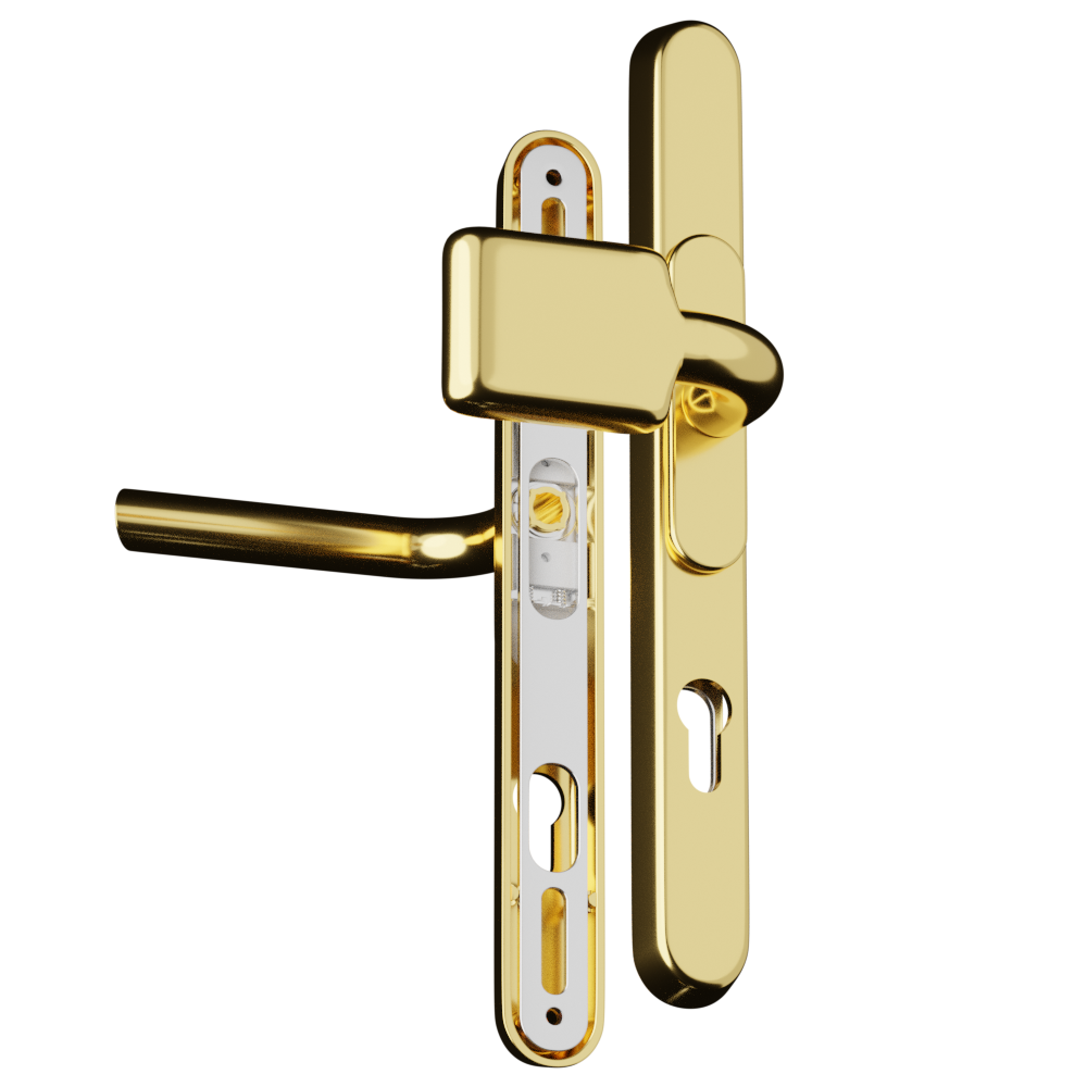 CHAMELEON Pro XL Lever/Pad 59-96mm Centres Adaptable Handle Gold