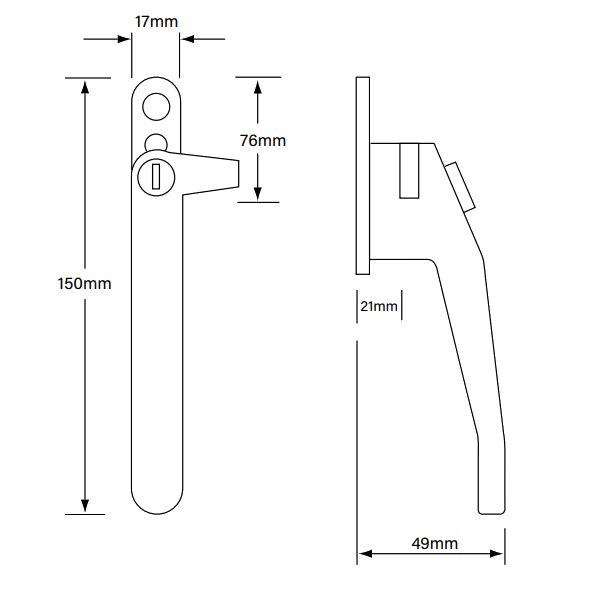 CHAMELEON Adaptable Cockspur Handle Kit