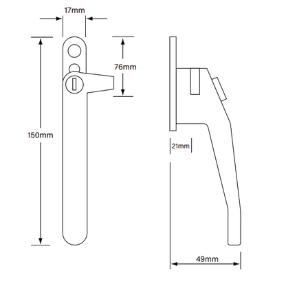 CHAMELEON Adaptable Cockspur Handle Kit