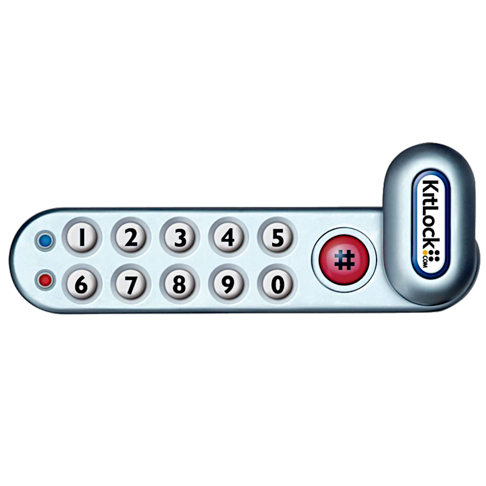 CODELOCKS KL1000 Horizontal Battery Operated Digital Cabinet Lock