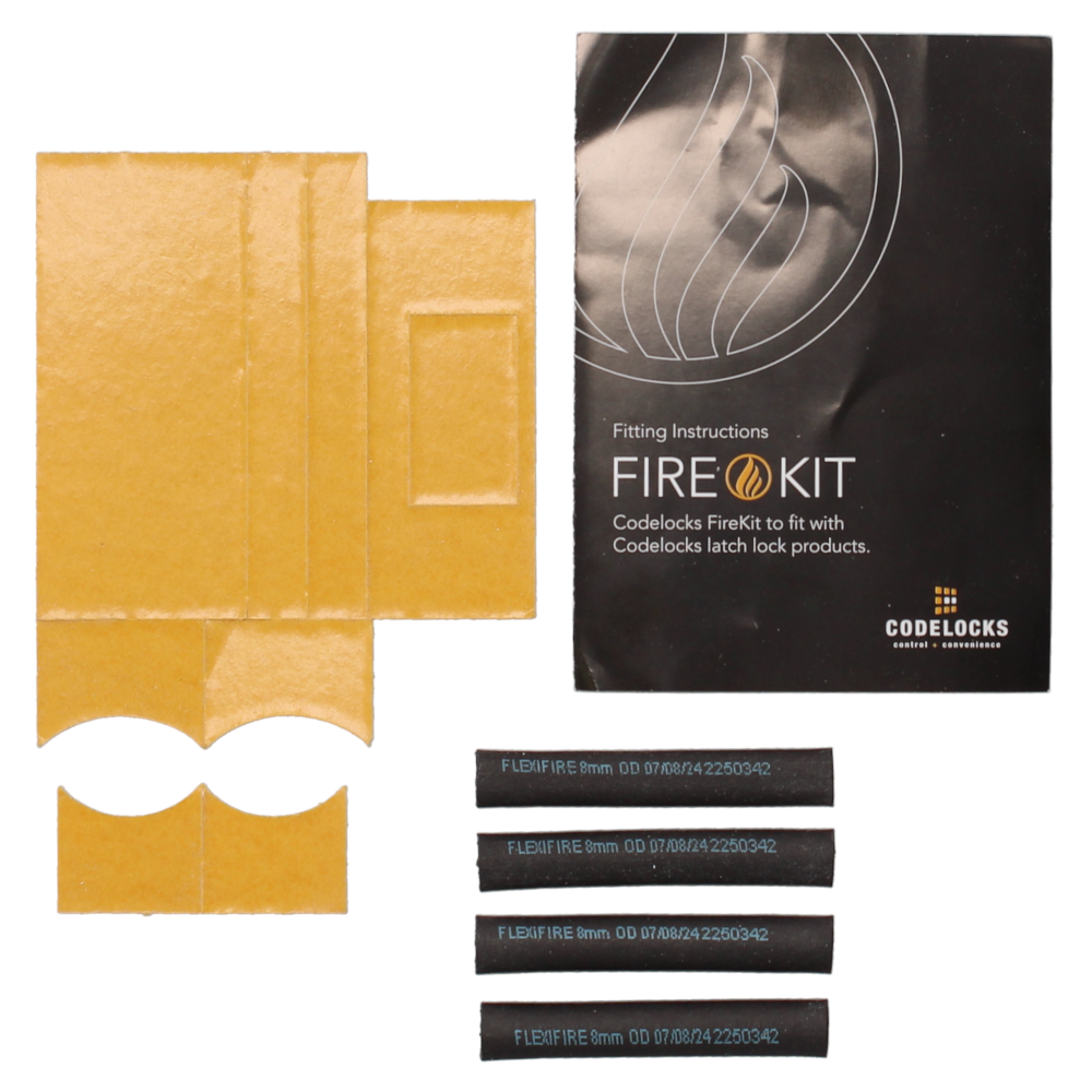 CODELOCKS Fire Intumescent Kit Pack To Suit All Latch Models PFKP LAT