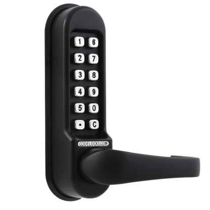 CODELOCKS CL0530 / CL0535 Digital Lock Black Marine Grade with XTD Gate Lock