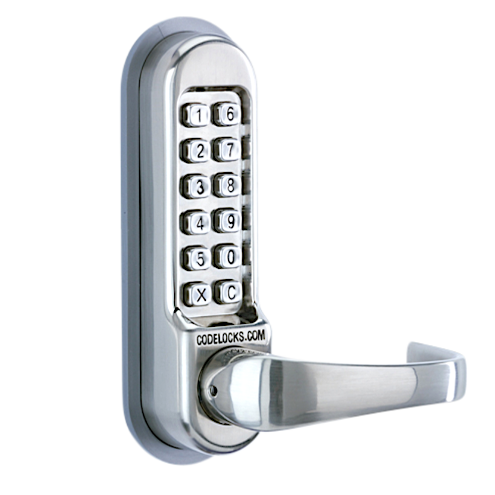 CODELOCKS CL0530 / CL0535 Digital Lock Stainless Steel with XTD Gate Lock