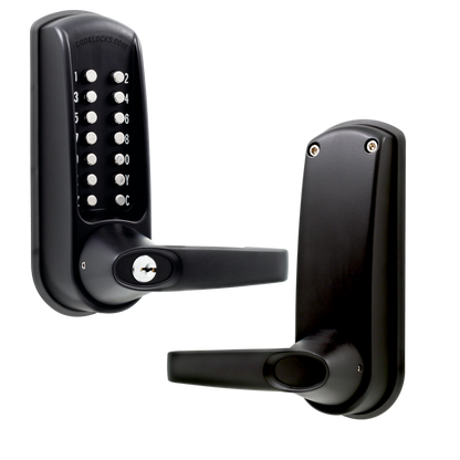 CODELOCKS CL0630 / CL0635 Digital Lock Black Marine Grade With XTD Gate Lock