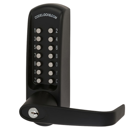 CODELOCKS CL0630 / CL0635 Digital Lock Black Marine Grade With XTD Gate Lock