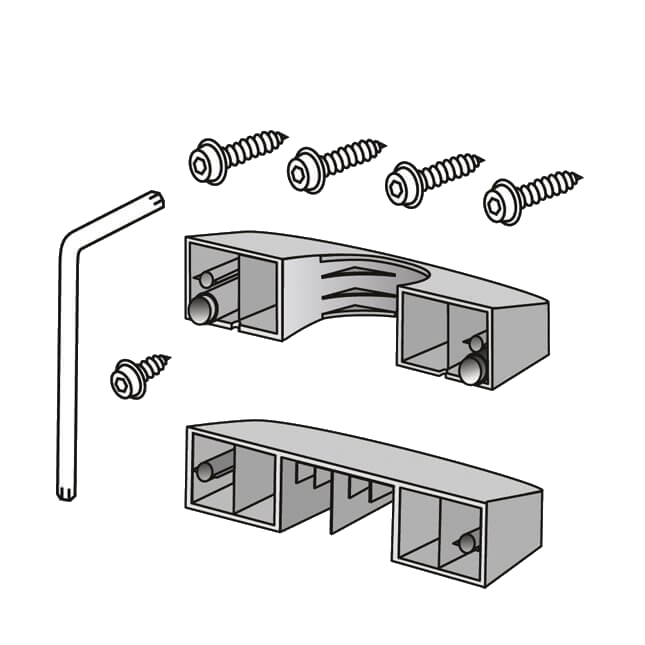 DAD Decayeux P100 Series Pole Mounting Fixing Kit