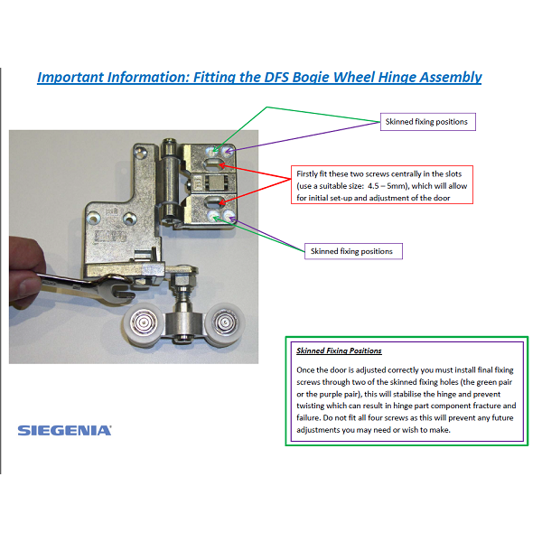 Siegenia FS-Portal Bi-Fold Replacement Door Roller - PART 10