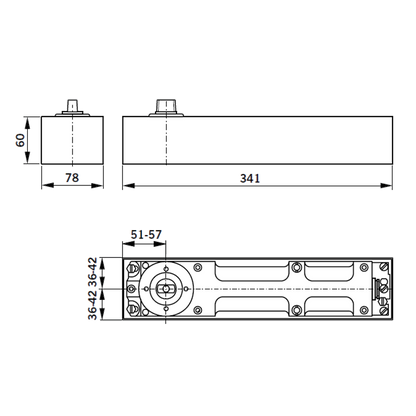 DORMAKABA BTS80 Floor Spring Door Closer