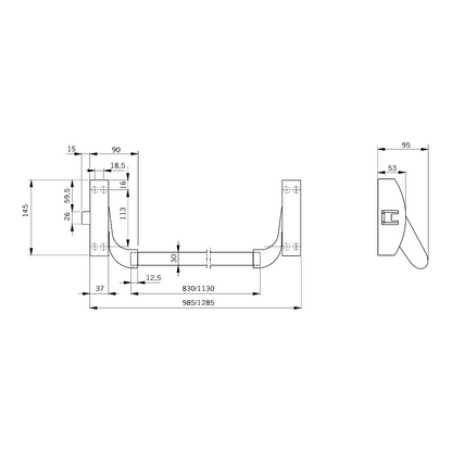 DORMAKABA PHA2221 Standard Panic Latch