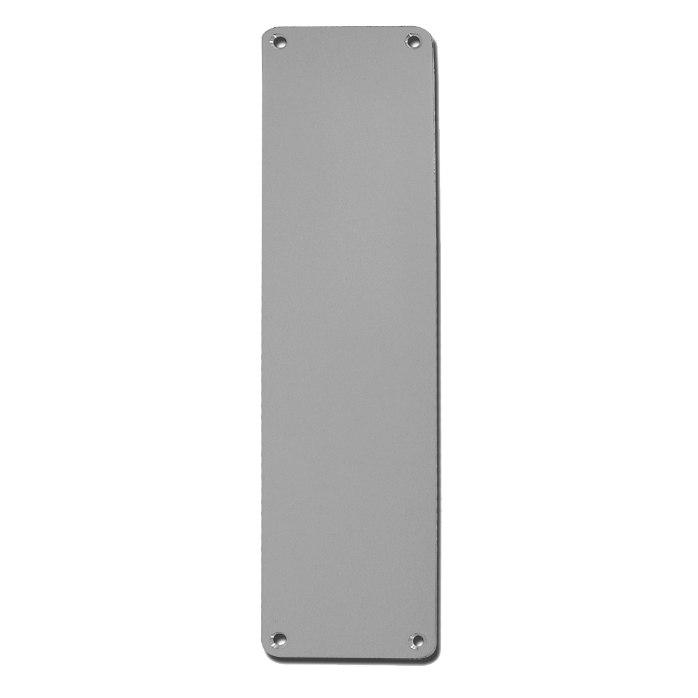 DORTREND 75mm Wide Rounded Aluminium Finger Plate