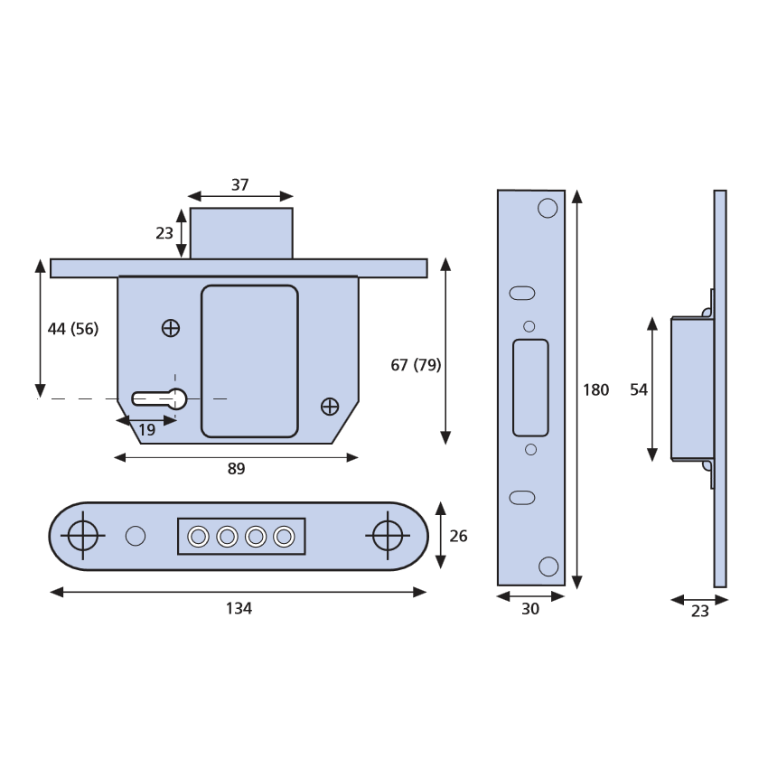 ERA 231 Fortress Classic BS 5 Lever Deadlock