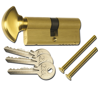 ERA 6 Pin Euro Key & Turn Cylinder