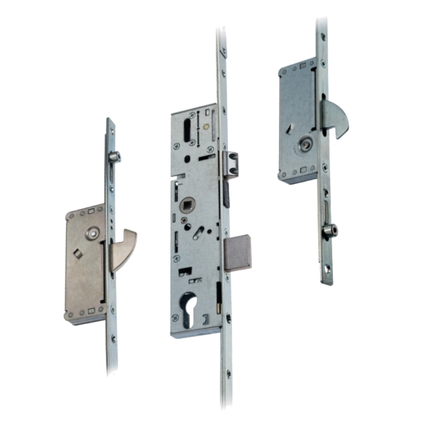 ERA 6735 / 9735 Lever Operated Latch & Dead - 2 Adjustable Hooks & Rollers (UPVC Door)