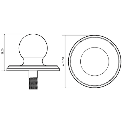 ERA Sash Knob Architectural