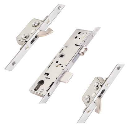 ERA 2 Small Hooks Split Spindle Latch & Deadbolt With 16mm Radius Faceplate