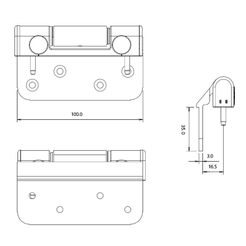 ERA Challenger Hinge Component For Composite & Timber Door