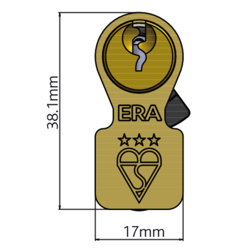 ERA Invincible BS Kitemarked 3 Star Double Cylinder