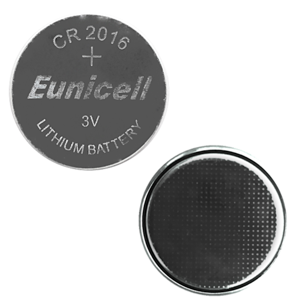 EUNICELL 3V CR2016 Button Cell Battery (5 PER CARD)