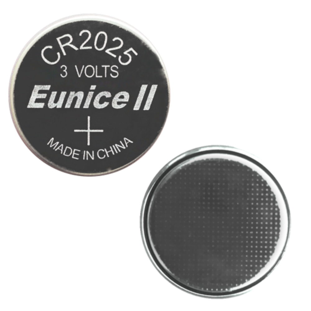 EUNICELL 3V CR2025 Button Cell Battery (5 PER CARD)