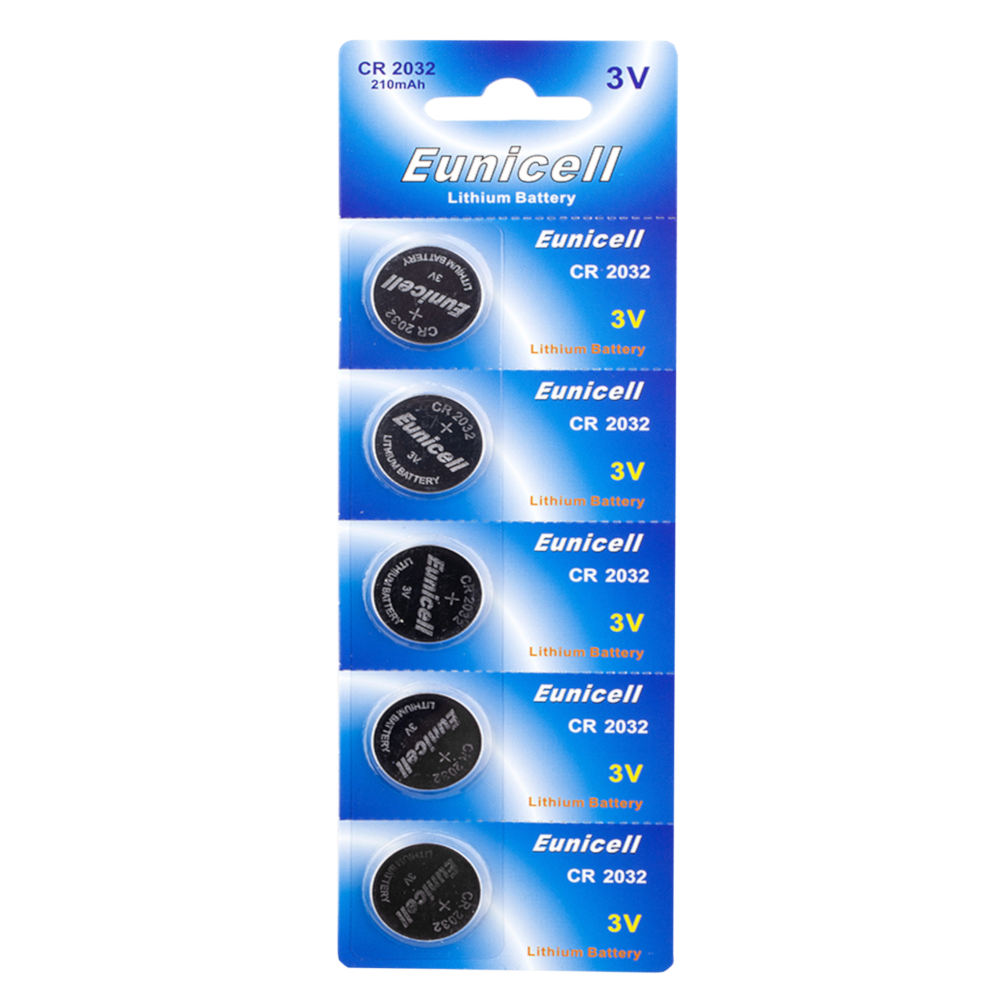 EUNICELL 3V CR2032 Button Cell Battery (5 PER CARD)